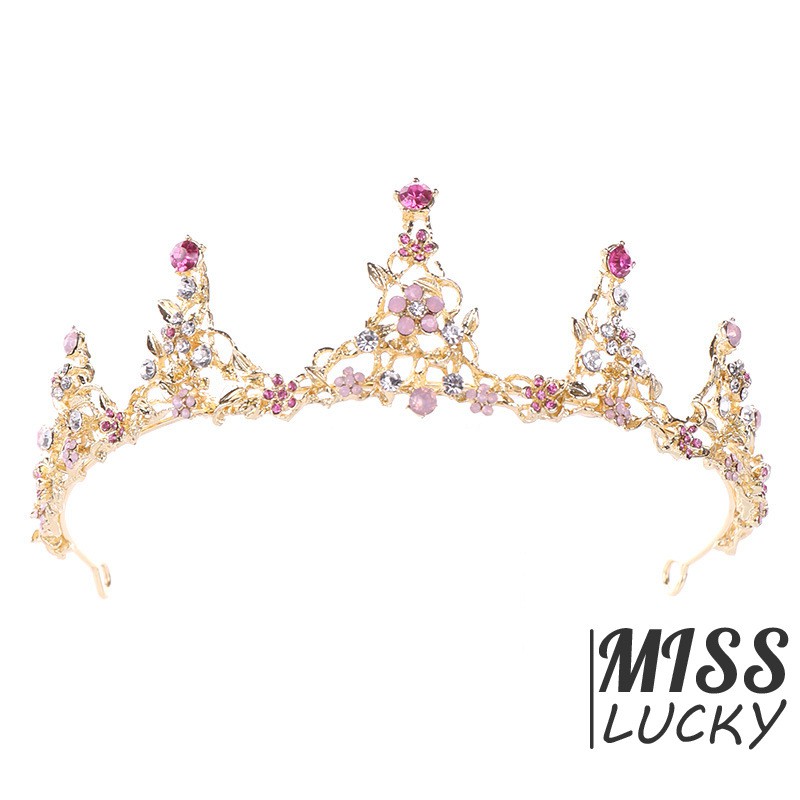 Vương miện công chúa kiểu dáng thời trang thanh tú cho cô dâu