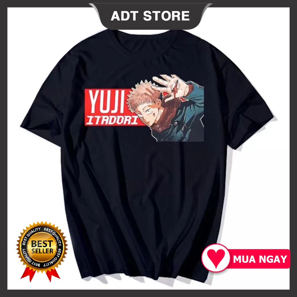 Áo thun unisex nam nữ Harajuku Anime Jujutsu Kaisen Manga độc đẹp giá siêu rẻ cực HOT