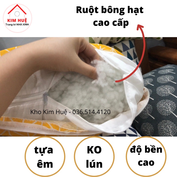 Gối vuông, gối sofa, gối tựa lưng phong cách kẻ hiện đại