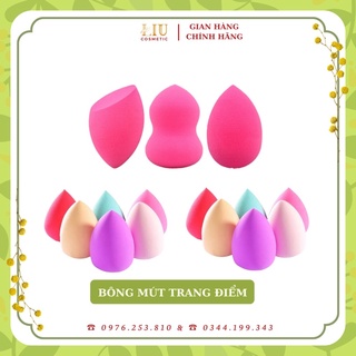 Bông Phấn trang điểm- Mút Xốp tán phấn nền trang điểm
