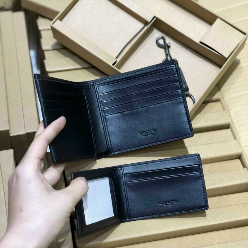 Ví Coach kèm móc khoá full box