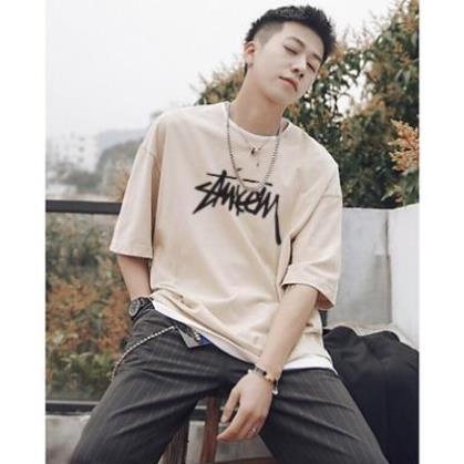Áo thun unisex KHỔNG HIỀN from rộng cổ tròn tay lỡ freesize 38-70kg CHỮ THÁI