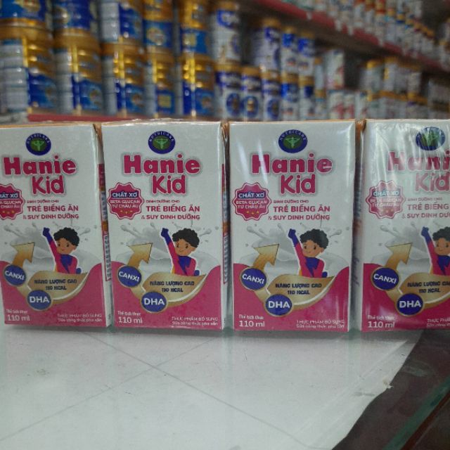 6 lốc sữa Hanie kid 110ml