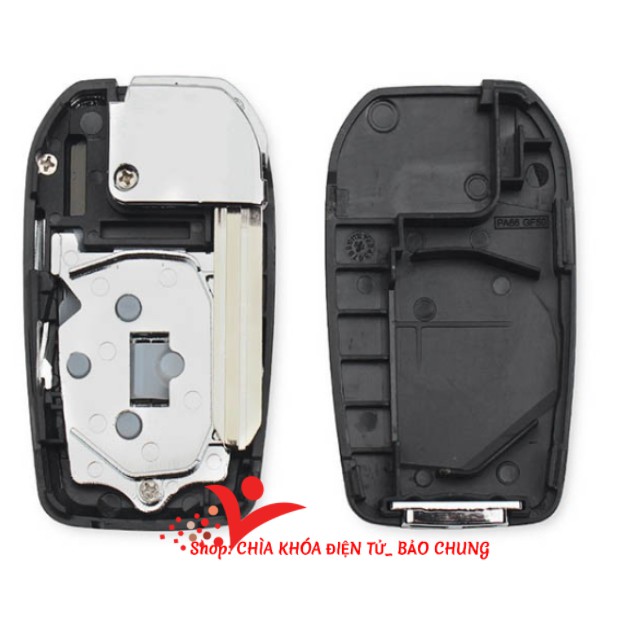 Vỏ chìa khóa xe Vios 2019- 2021 3 nút thẳng, có nút mở cốp