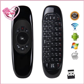 Điều Khiển Chuột Không Dây C120 Bàn Phím Không Dây Mini Android TV Box, Smart Tivi, Box Tivi...Remote Tivi