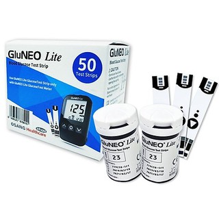 Que thử đường huyết gluneo lite hộp 50 test