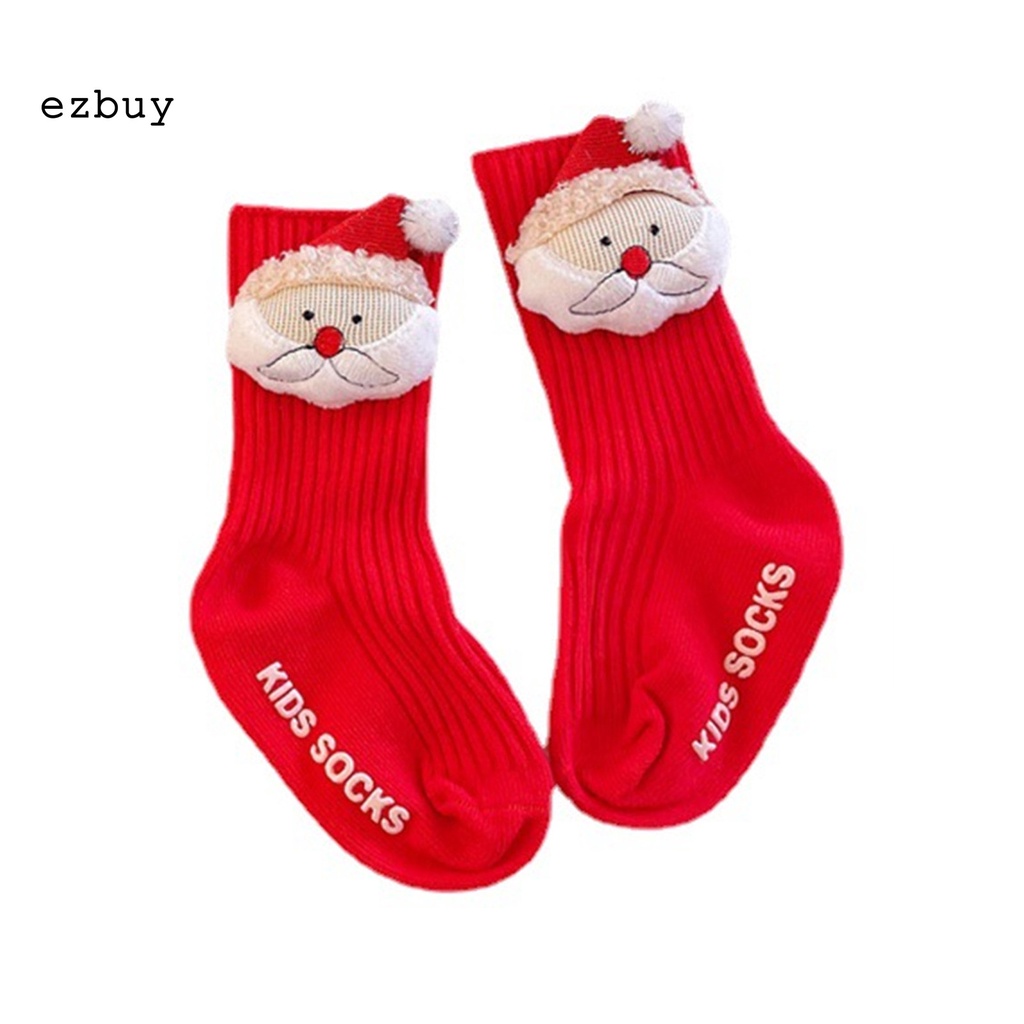 Vớ chân chống phai màu thoải mái họa tiết giáng sinh cho bé