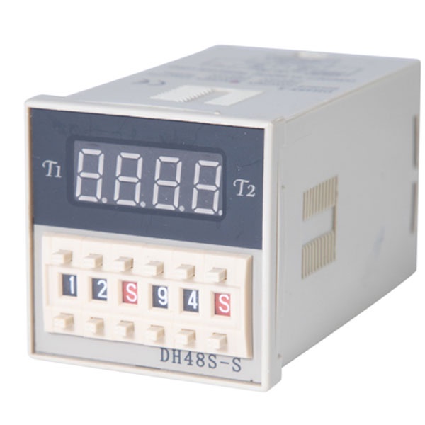Bộ hẹn giờ rơ le thời gian luân phiên DH48S-S timer đôi