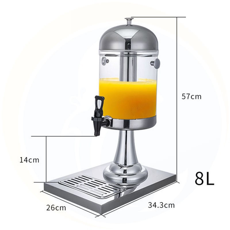 Bình Đựng Nước Ép Trái Cây Inox 8L