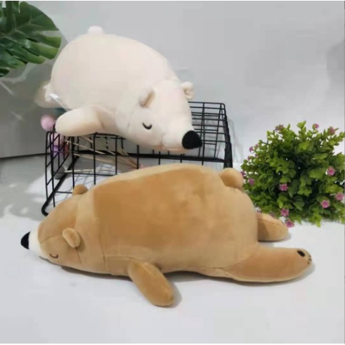 gấu bắc cực bông nằm G35B2 35cm 50cm Gấu bông