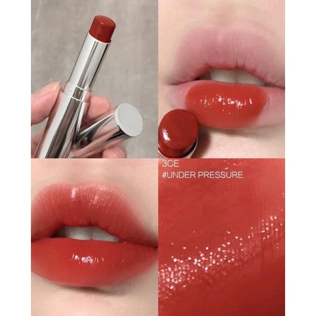 Son Thỏi Màu, Dưỡng Ẩm Cho Đôi Môi Mềm Mại Căng Bóng 3CE Glow Lip Color