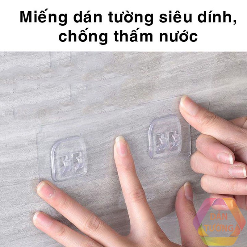 Móc Treo Dép, Giá Treo Giày Dép Inox 304 Dán Tường Tặng Kèm Miếng Dán
