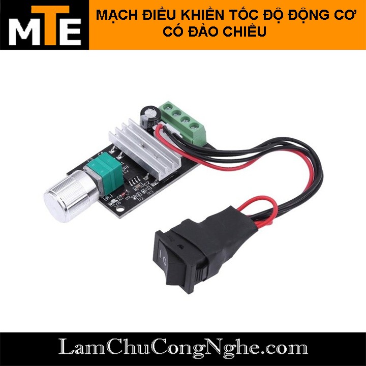 Mạch điều khiển tốc độ động cơ PWM 6-24V 3A Có đảo chiều