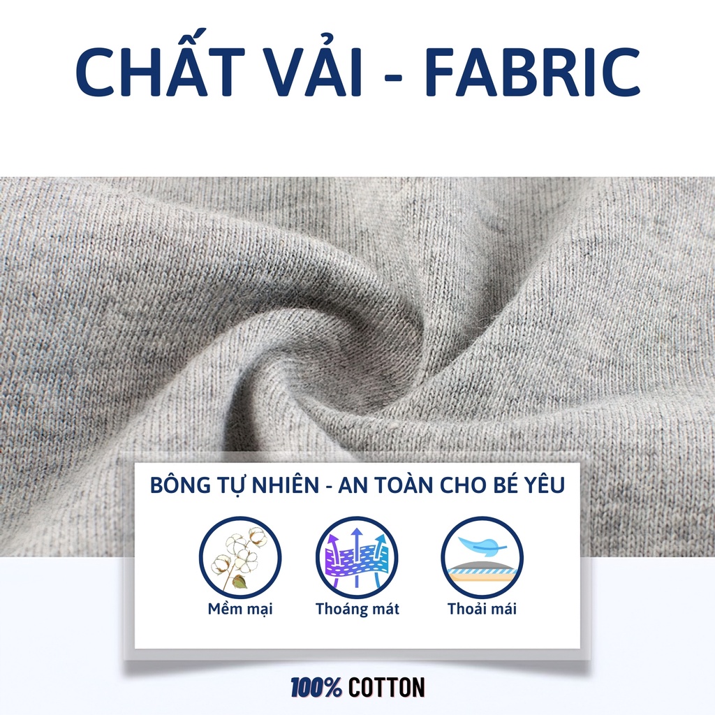 Áo thun dài tay bé trai 27Kids áo thu đông nam 100% Cotton cho trẻ từ 2-10 tuổi BLTS1