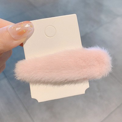 Kẹp mái lông cừu đơn giản dễ thương phong cách Hàn Quốc Tatitava