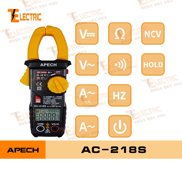 Ampe kìm Apech AC-218S Smart Ampe kìm