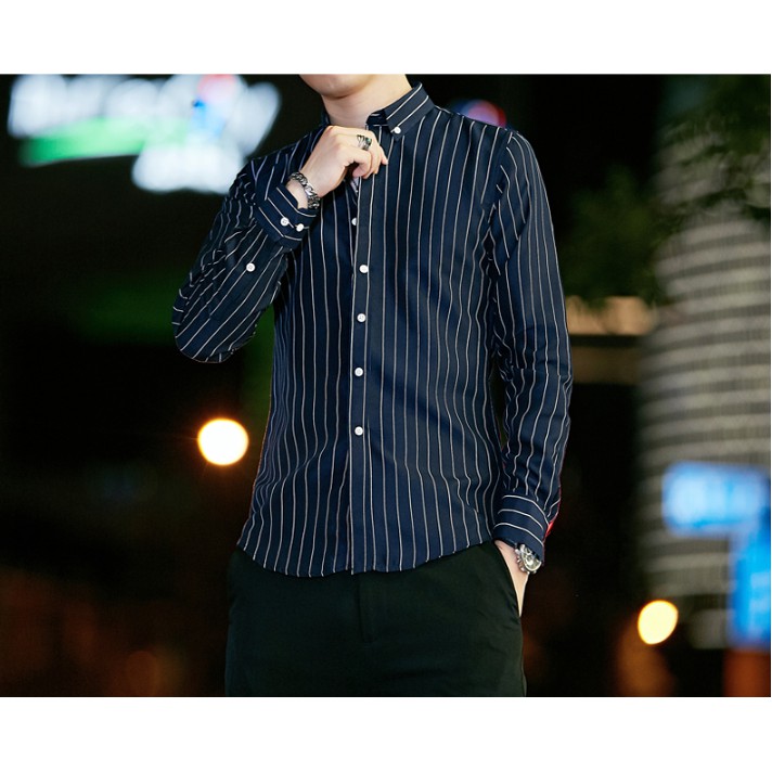 Áo Sơ Mi Kẻ Nam Vải Lụa không nhăn không sù - 𝐀𝐫𝐮 𝐒𝐡𝐨𝐩 - 𝐁𝐚́𝐧 𝐡𝐚̀𝐧𝐠 𝐜𝐨́ 𝐭𝐚̂𝐦 | BigBuy360 - bigbuy360.vn