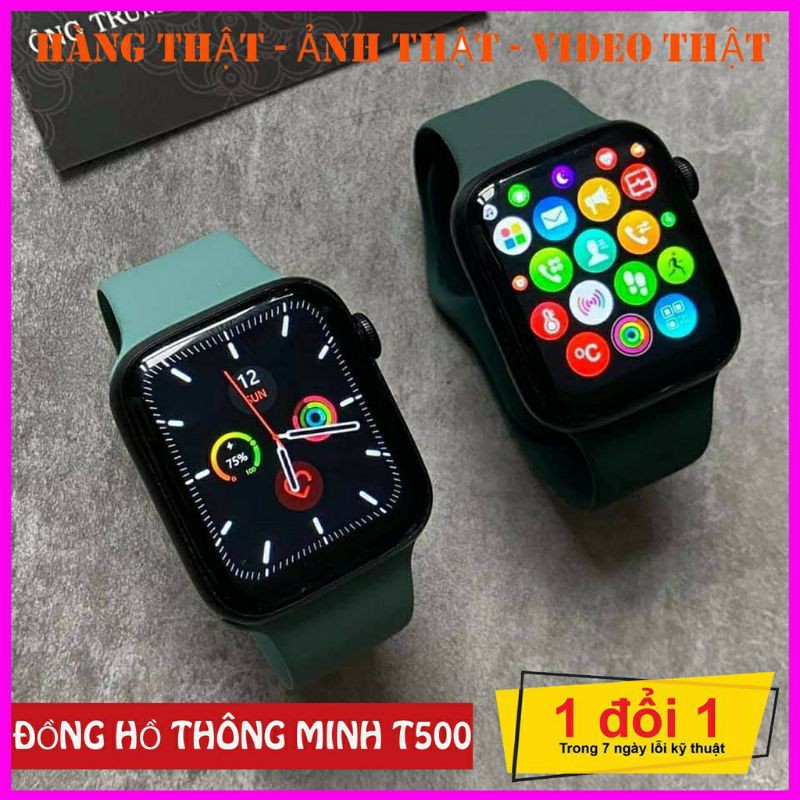 Đồng Hồ Thông Minh T500 S5 Thay Được Dây kết nối bluetooth 44mm Đo nhịp tim