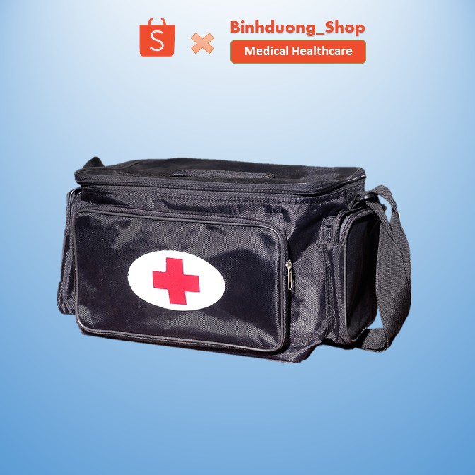 TÚI CỨU THƯƠNG MÀU ĐEN - TÚI Y TẾ (CHUẨN BỘ Y TẾ) đủ các size