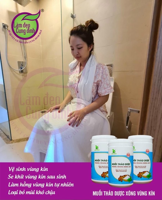 MUỐI THẢO DƯỢC XÔNG HƠI VÙNG KÍN BẢO NHIÊN 350GR