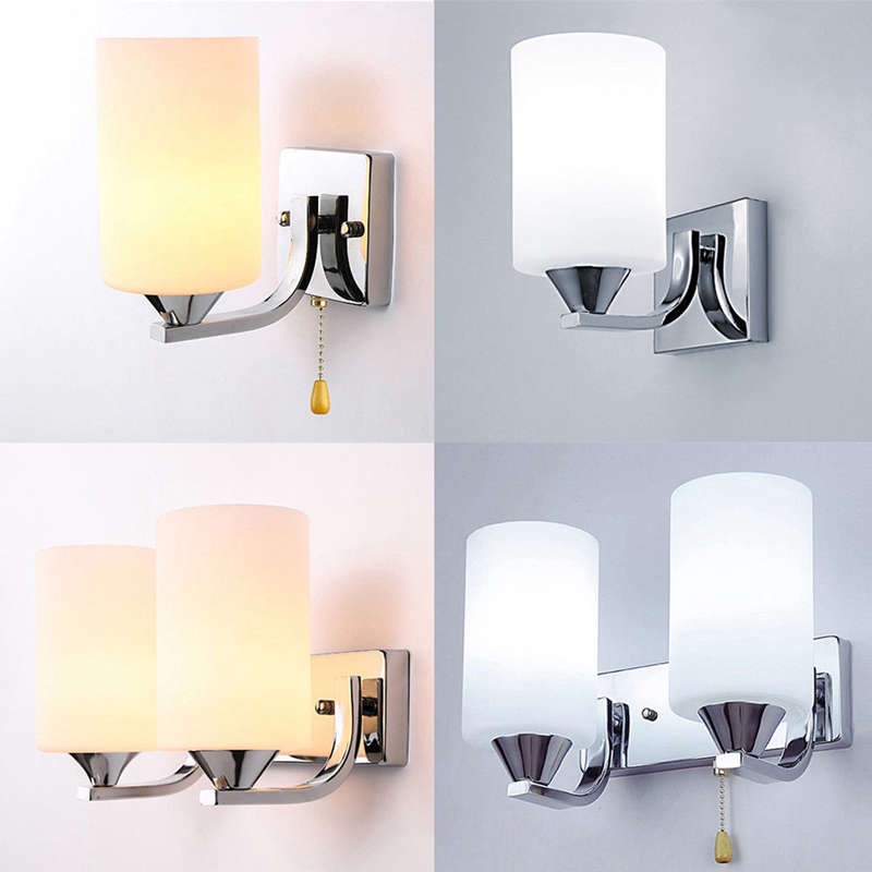 Đèn Led thủy tinh hiện đại Đèn treo tường Đèn chiếu sáng Đèn chiếu sáng trong nhà Trang trí phòng ngủ trong nhà