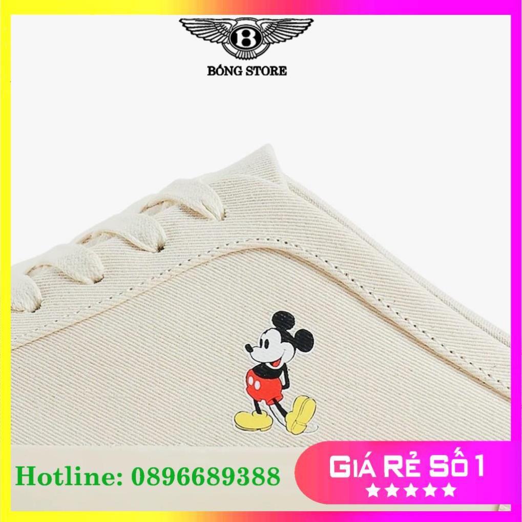 Giày sục đạp gót mickey mouse độn đế