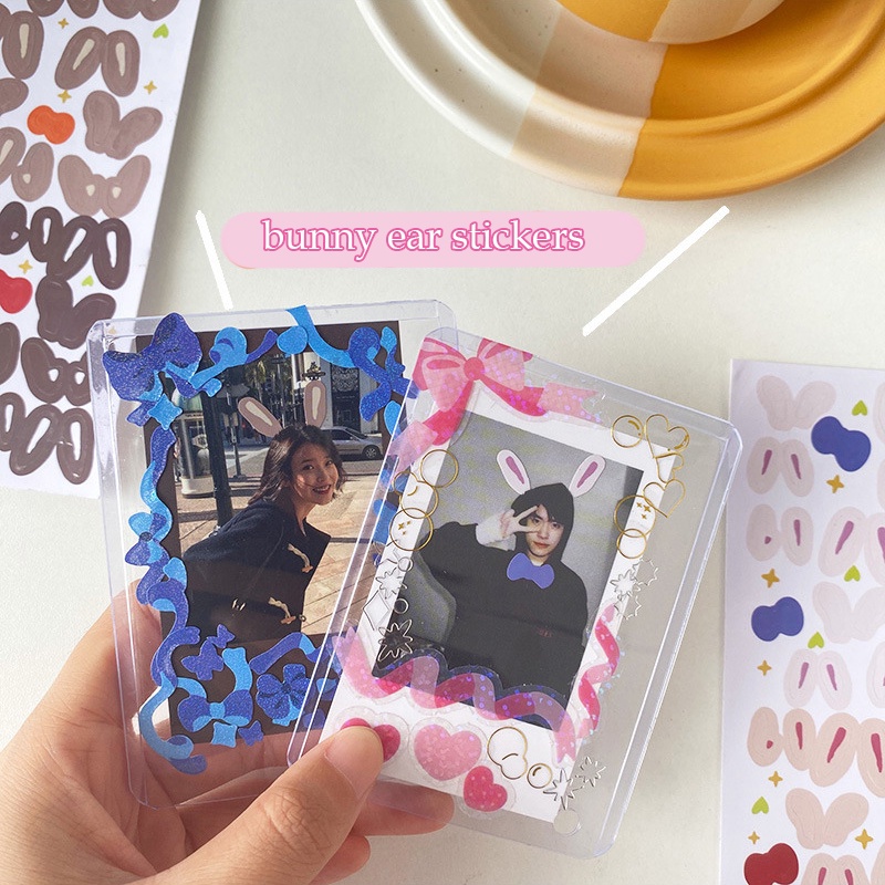 Sticker Dán Trang Trí Toploader Tai Thỏ Bunny Ears