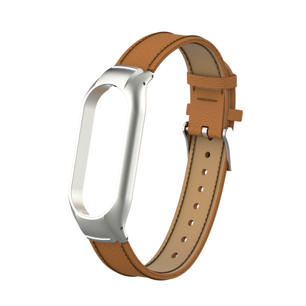 Dây Đeo Thay Thế Chất Liệu Da Cho Xiaomi Mi Band 7 Mi Band 3 / 4 / 5 / 6