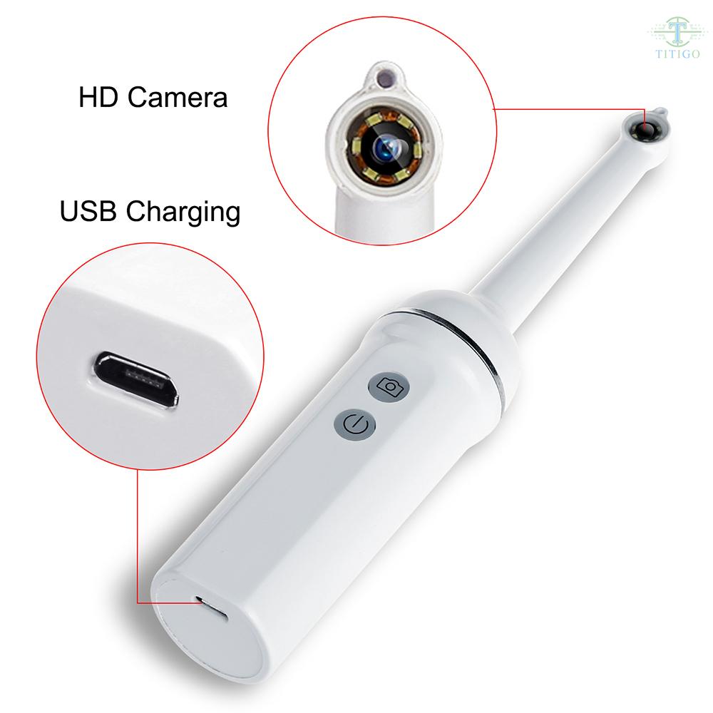 Camera Nội Soi Răng Miệng Không Dây 6 Bóng Led Cho Ios Android