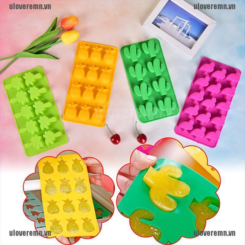 Khuôn Silicone Làm Đá / Sô Cô La / Trái Cây