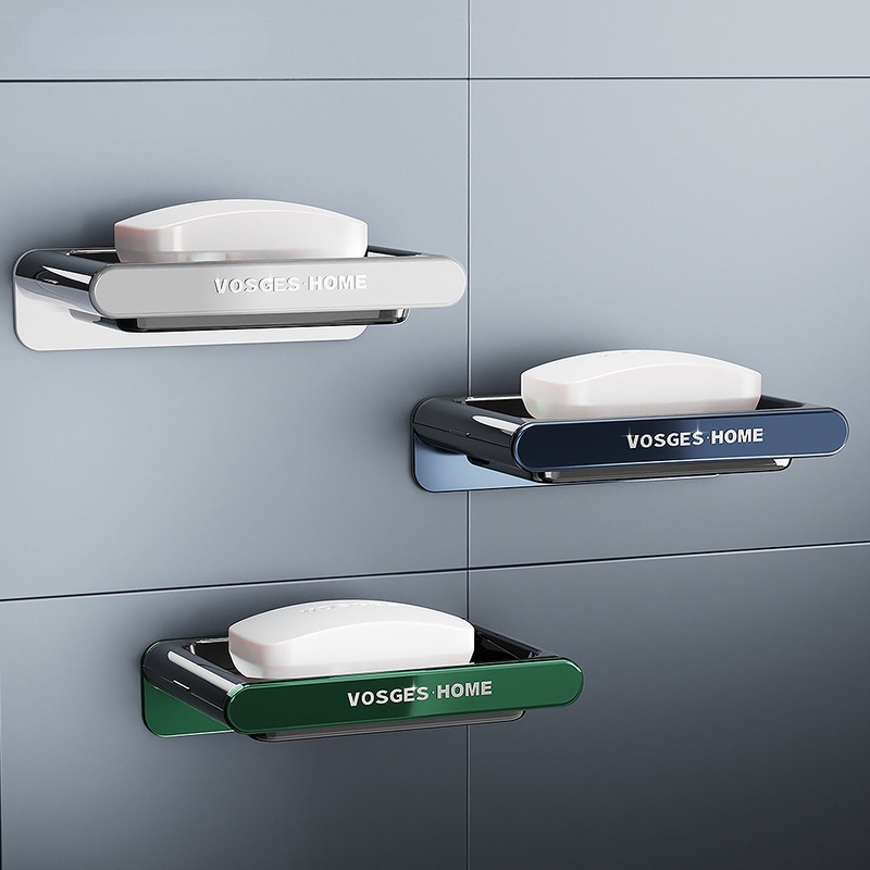 Giá Đựng Xà Phòng Gắn Tường Không Cần Khoan Lỗ Sang Trọng Tiện Dụng Cho Nhà Tắm