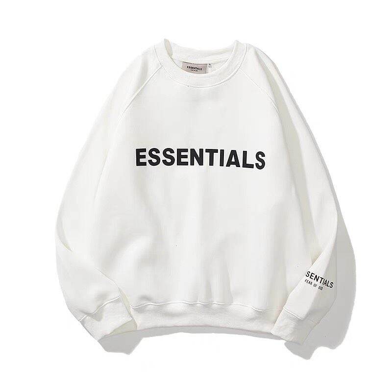 FREESHIP Áo SWEATER Nỉ ESSENTIALS FORM RỘNG UNISEX NỈ BÔNG MỀM MẠI DÀY DẶN,FREESIZE DƯỚI 65kg