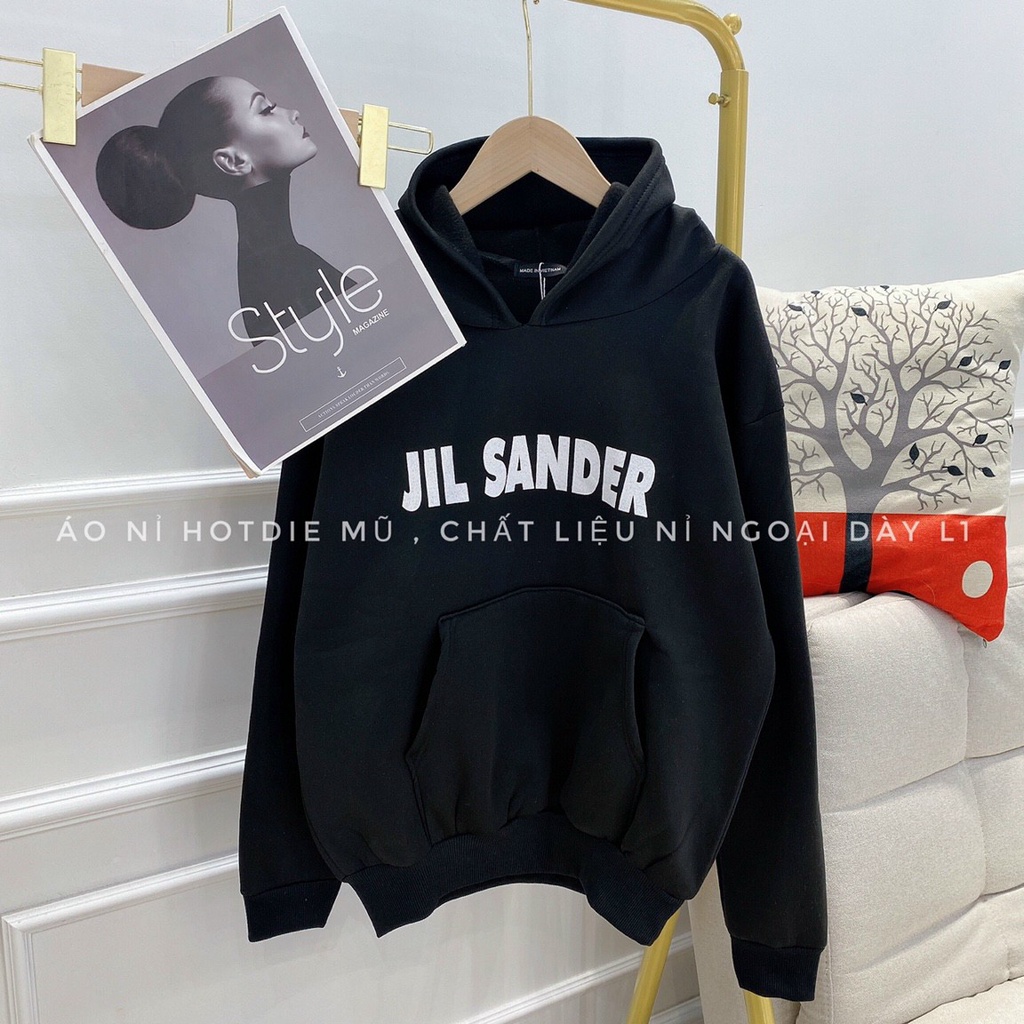 Áo nỉ Hoodie jil sander , áo nỉ bông hoodie unisex nữ phong cách hàn quốc | BigBuy360 - bigbuy360.vn