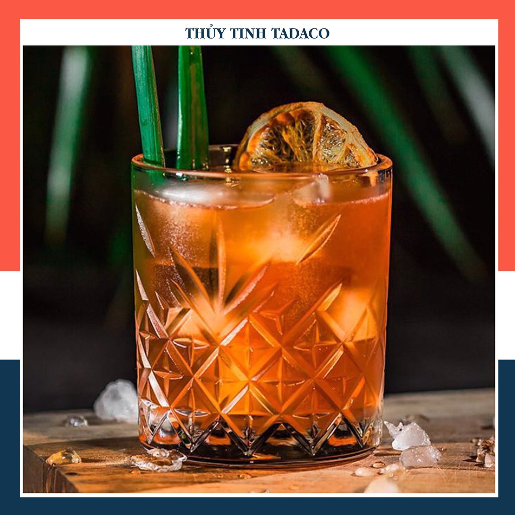 | COMBO 6 | Ly thủy tinh Deli Whisky King Rock 340ml TDC033-2 | Đạt chuẩn ISO9001