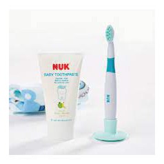 Kem đánh răng trẻ em NUK không chứa flour ( xuất xứ Đức) dành cho trẻ từ 3 tháng tuổi 50ml