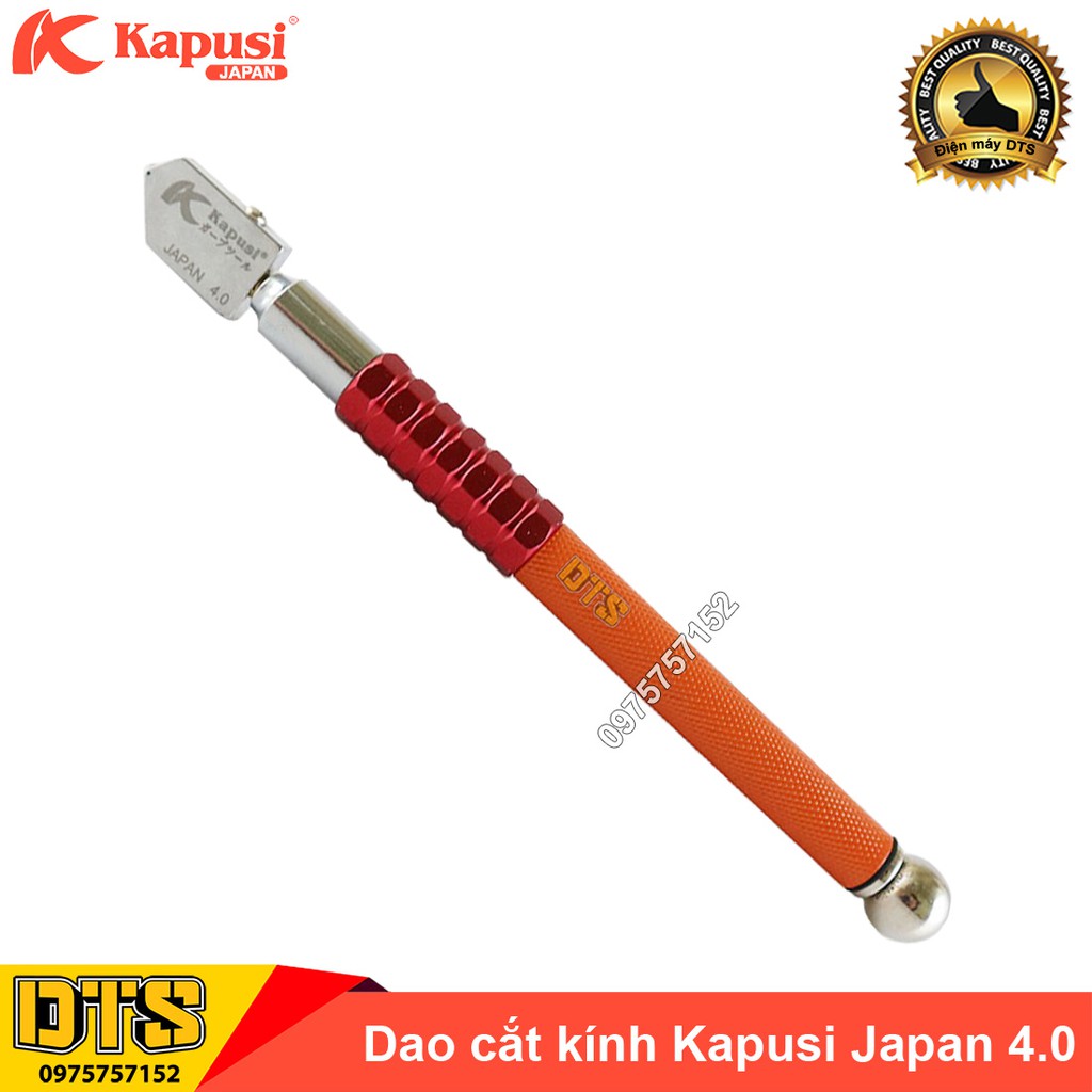 Dao cắt kính cán kim loại Kapusi Japan 4.0, dao cắt gương, thủy tinh tra dầu tự động