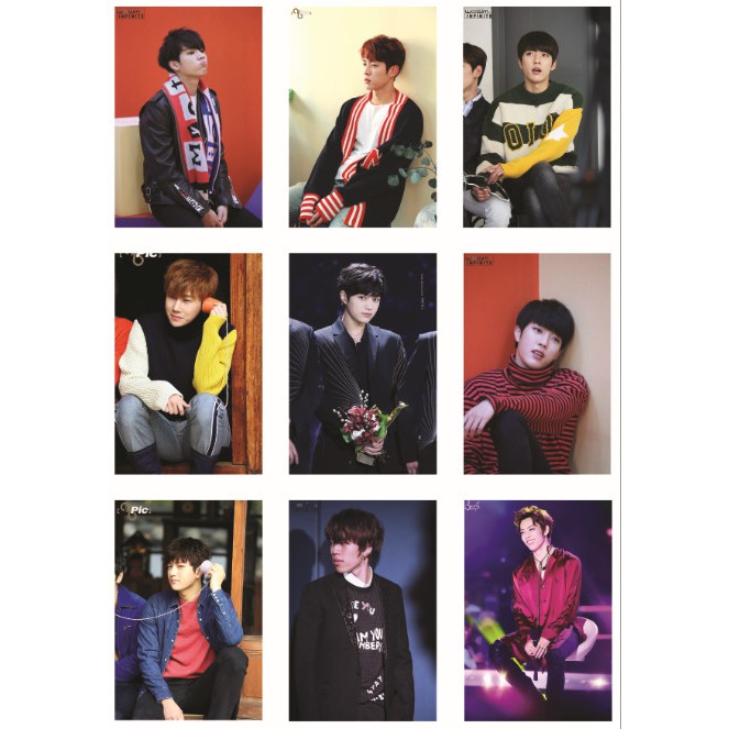 Lomo card ảnh nhóm INFINITE full 72 ảnh