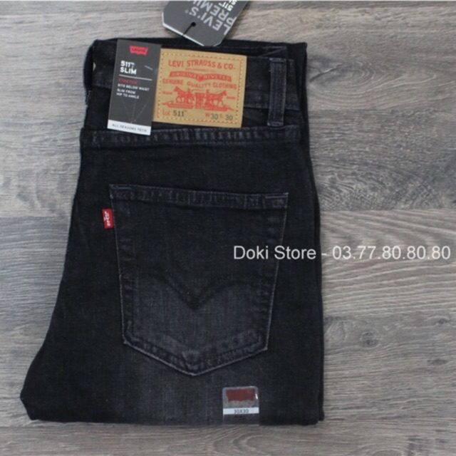 Bán ⚡️FLASH SALE⚡️ Quần Jeans Levis 511 đen mài nhẹ, Cambodia xuất dư giá  chỉ ₫ | Review ZimKen