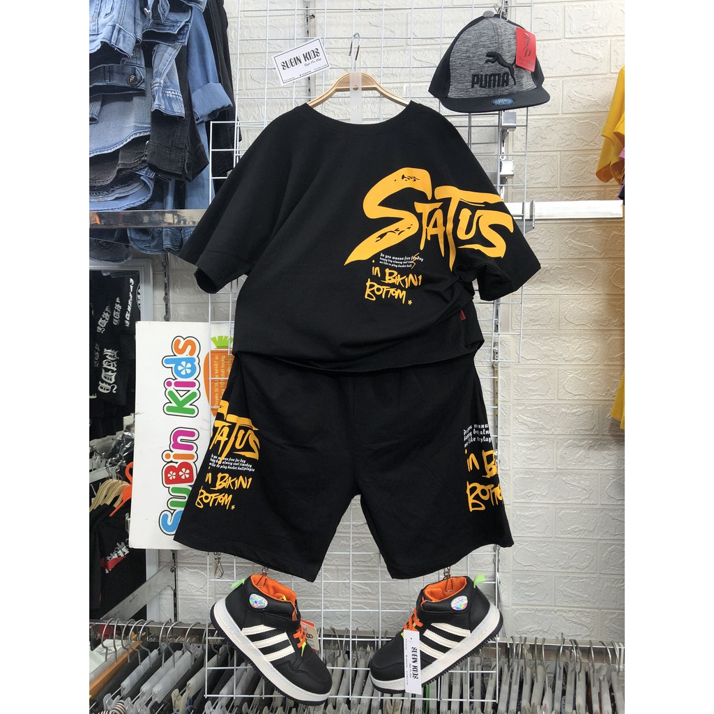 Bộ hiphop Startus đen đại SBB094 SUBIN KIDS