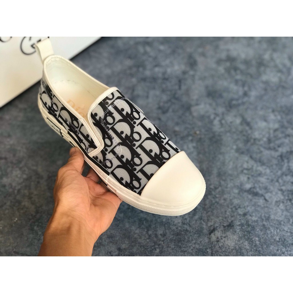 Giày lười Dior nam logo vân sịn xò - Giày Slipon nam Dior cực đẹp | BigBuy360 - bigbuy360.vn