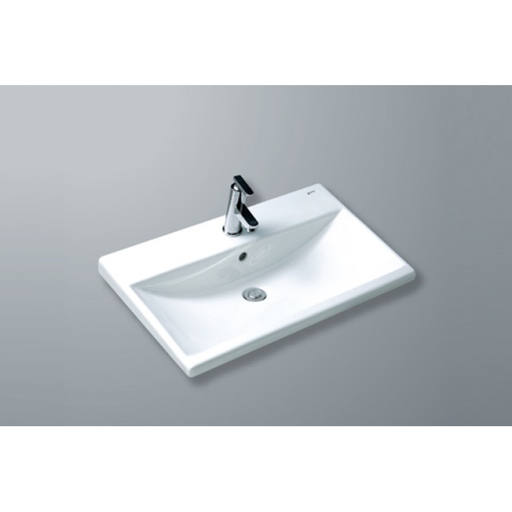 Chậu Rửa Lavabo Inax L-2397V Âm Bàn Dương Vành