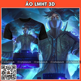 Áo thun lmht 3d yasuo true damage mới giá rẻ , có size cho bé từ 35kg-84kg | shop aothungamevn