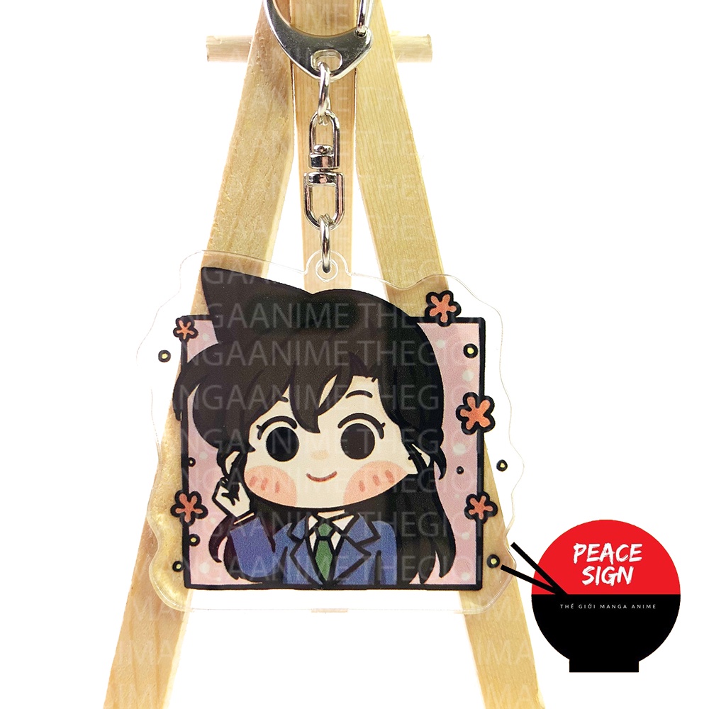 ( VUÔNG CUTE ) Móc khóa DETECTIVE CONAN Thám Tứ Lừng Danh in hình anime chibi Mica trong acrylic