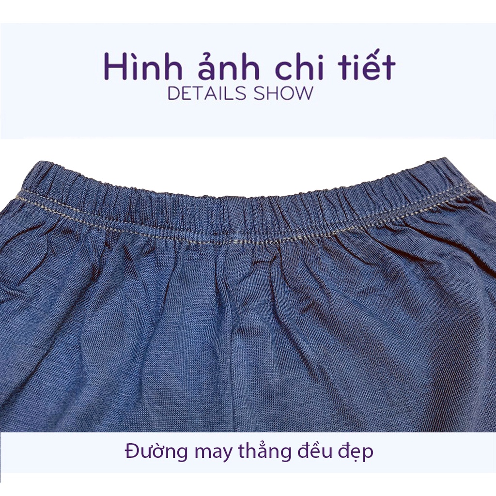 Bộ Dài Tay THUN LẠNH MINKYMOM Màu Trơn Cho Bé Cho Bé Từ 8-18kg