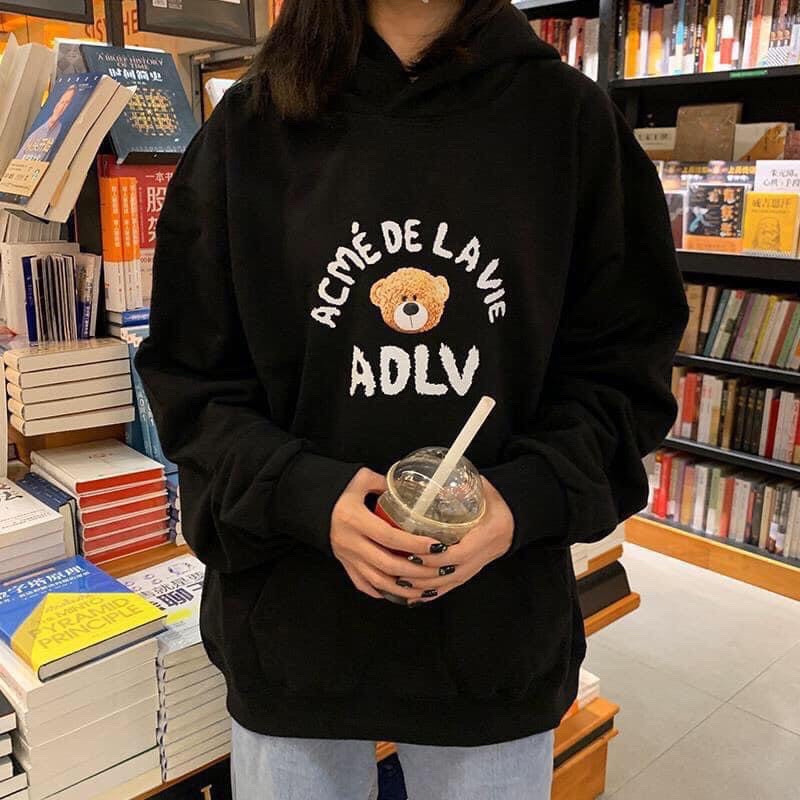 Áo HOOODIE nữ_Áo nỉ hoodie gấu đủ màu from thụng Unisex_Áo nỉ tay bồng Ulzzang(ảnh thật) | BigBuy360 - bigbuy360.vn