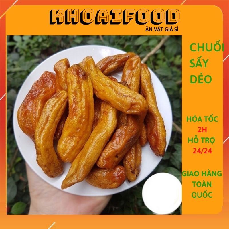 Chuối sấy dẻo không đường Đà Lạt ngon đặc biệt