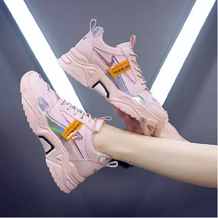 Giày sneakers nữ Rong Ye kiểu hàn quốc siêu Hot , mới nhất 2020  ( kem , trắng )