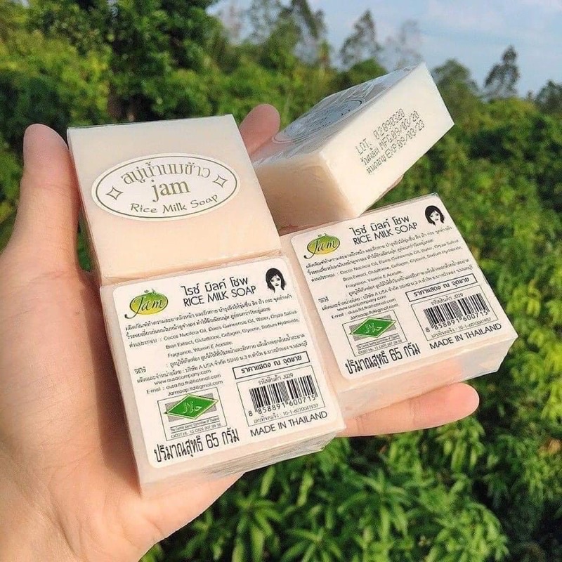 🌾Thailan🍊 Xà Phòng Cám Gạo Xà Phòng Nghệ Cam Trắng Da Và Ngăn Mụn Thái Lan