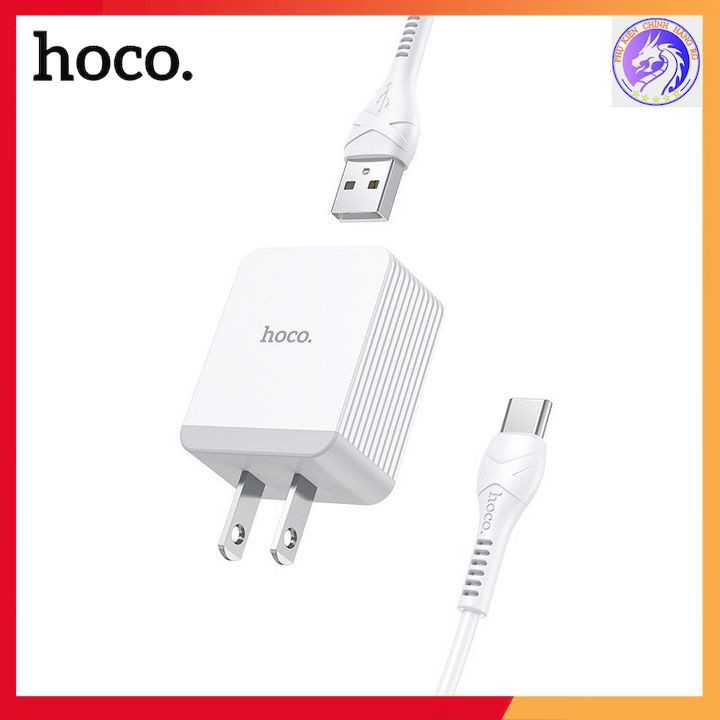 Bộ Sạc Nhanh 1 Cổng USB Type-C 3.0A Hoco DC03 - Dài 1.0M