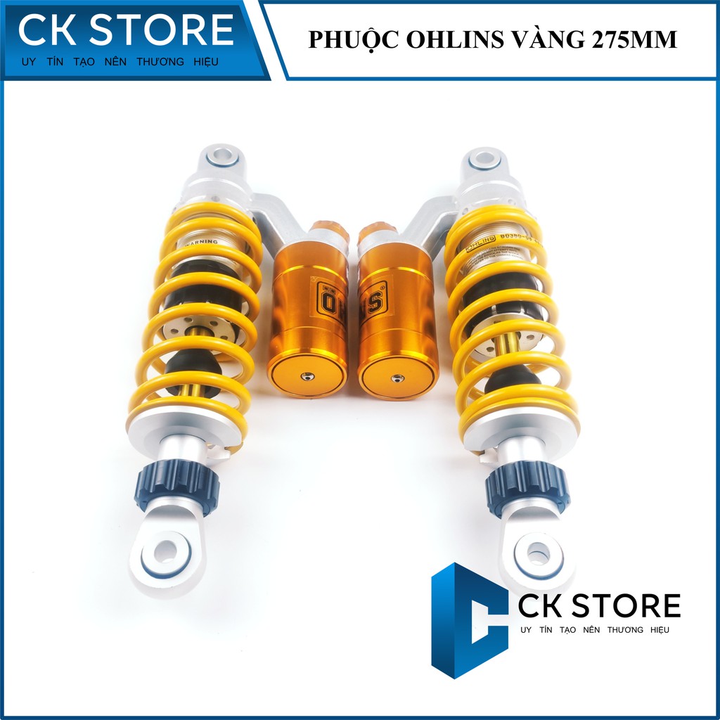 Phuộc Bình Dầu Ohlins 280mm - Tăng Chỉnh Thật, Gắn các dòng xe Dream lùn, Wave nhỏ, Sirius | CK11 - CKSTORE.VN